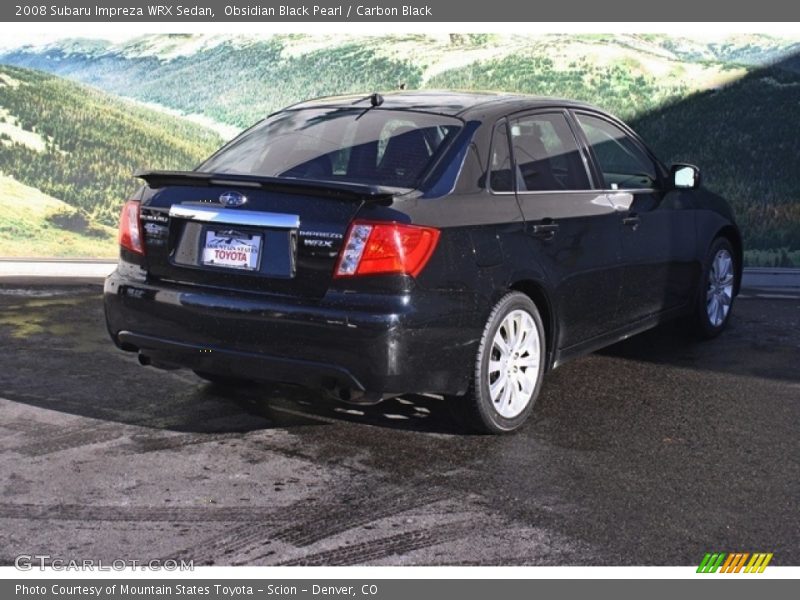 Obsidian Black Pearl / Carbon Black 2008 Subaru Impreza WRX Sedan