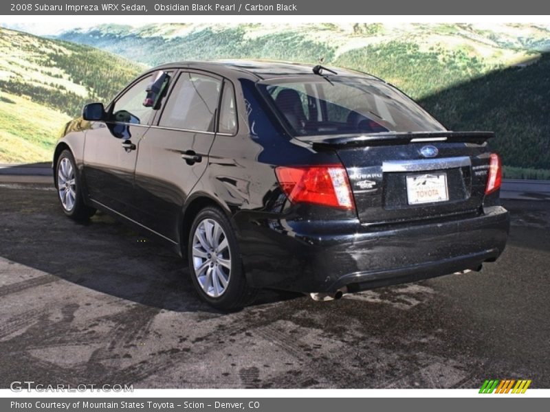 Obsidian Black Pearl / Carbon Black 2008 Subaru Impreza WRX Sedan