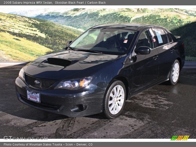 Obsidian Black Pearl / Carbon Black 2008 Subaru Impreza WRX Sedan
