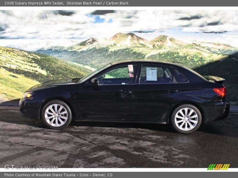 Obsidian Black Pearl / Carbon Black 2008 Subaru Impreza WRX Sedan