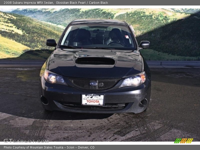 Obsidian Black Pearl / Carbon Black 2008 Subaru Impreza WRX Sedan