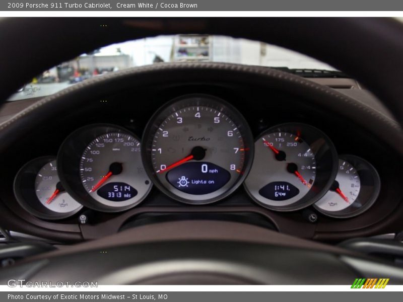  2009 911 Turbo Cabriolet Turbo Cabriolet Gauges
