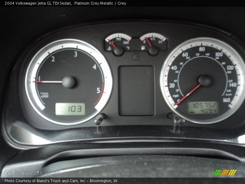 Platinum Grey Metallic / Grey 2004 Volkswagen Jetta GL TDI Sedan