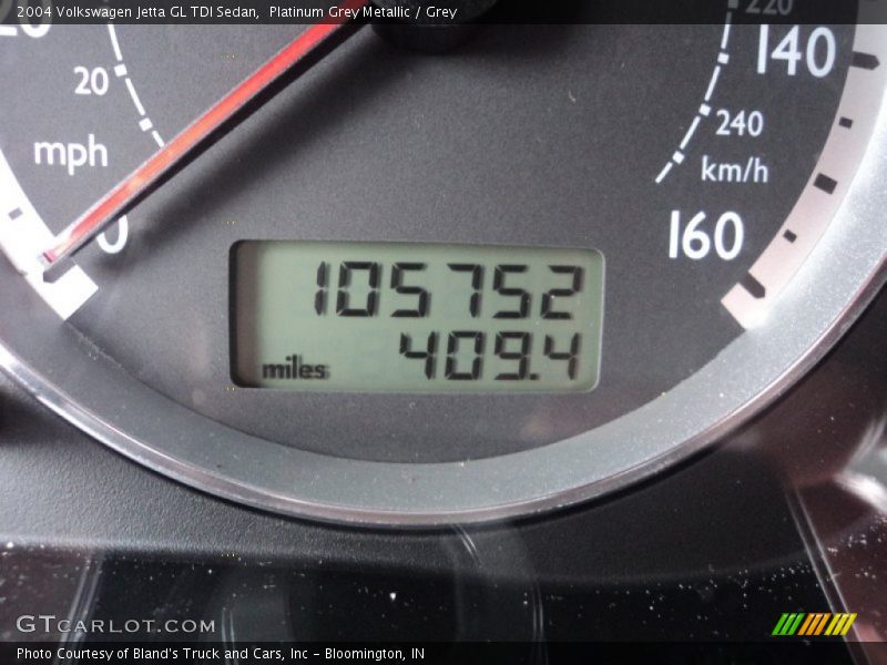 Platinum Grey Metallic / Grey 2004 Volkswagen Jetta GL TDI Sedan