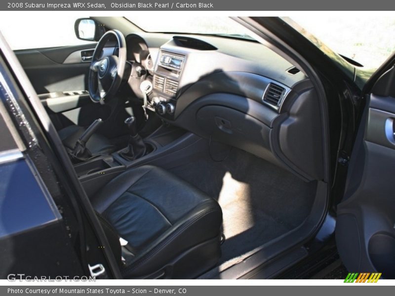 Obsidian Black Pearl / Carbon Black 2008 Subaru Impreza WRX Sedan