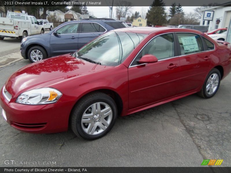 Crystal Red Tintcoat / Neutral 2013 Chevrolet Impala LT
