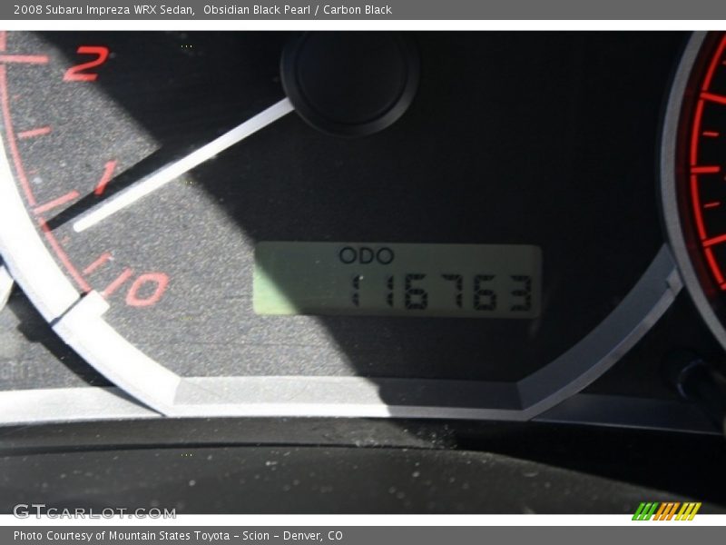 Obsidian Black Pearl / Carbon Black 2008 Subaru Impreza WRX Sedan