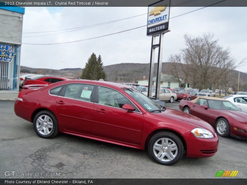 Crystal Red Tintcoat / Neutral 2013 Chevrolet Impala LT