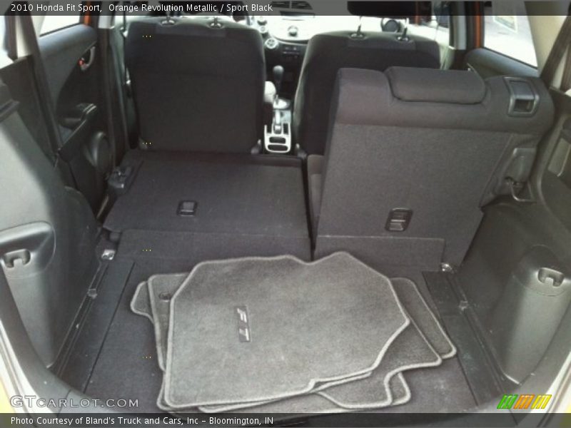 Orange Revolution Metallic / Sport Black 2010 Honda Fit Sport