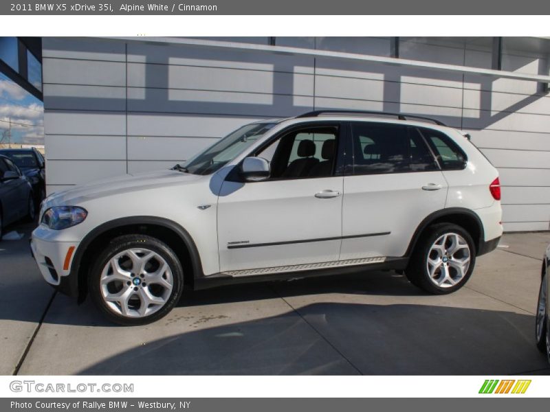 Alpine White / Cinnamon 2011 BMW X5 xDrive 35i