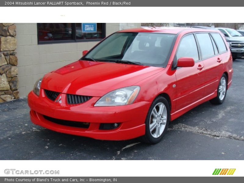 Front 3/4 View of 2004 Lancer RALLIART Sportback