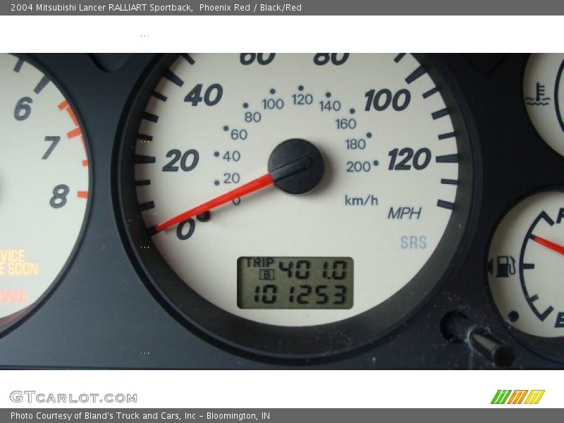 Phoenix Red / Black/Red 2004 Mitsubishi Lancer RALLIART Sportback