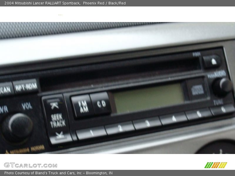 Phoenix Red / Black/Red 2004 Mitsubishi Lancer RALLIART Sportback