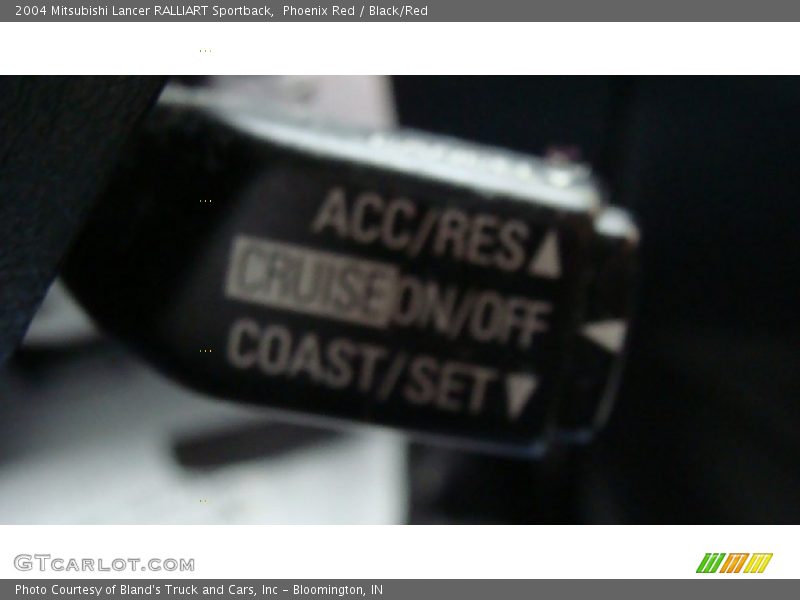 Phoenix Red / Black/Red 2004 Mitsubishi Lancer RALLIART Sportback