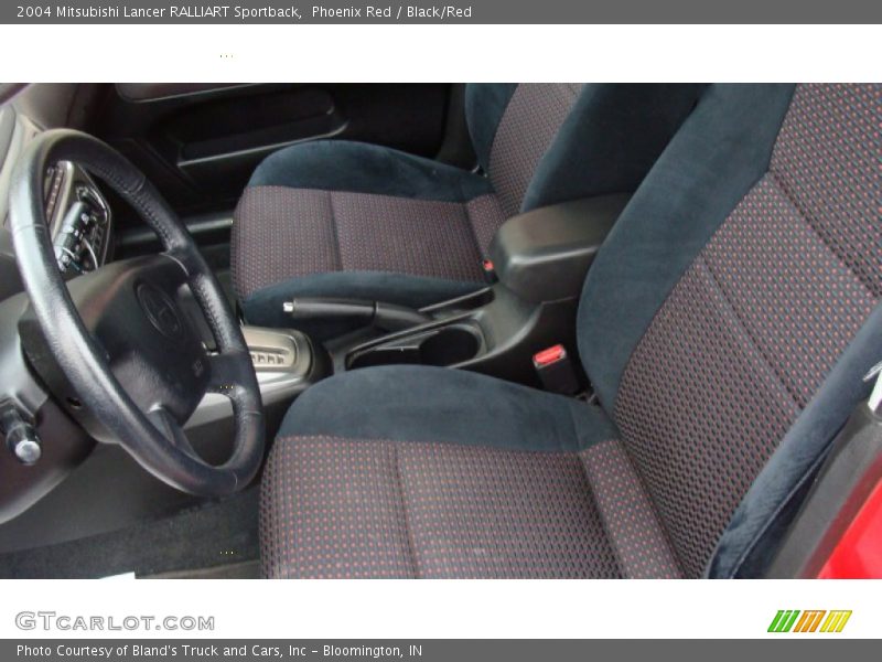  2004 Lancer RALLIART Sportback Black/Red Interior