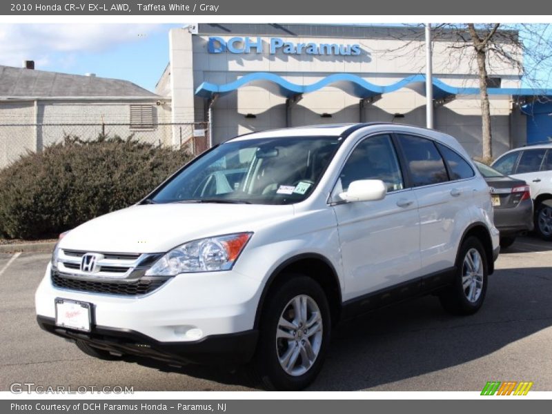 Taffeta White / Gray 2010 Honda CR-V EX-L AWD