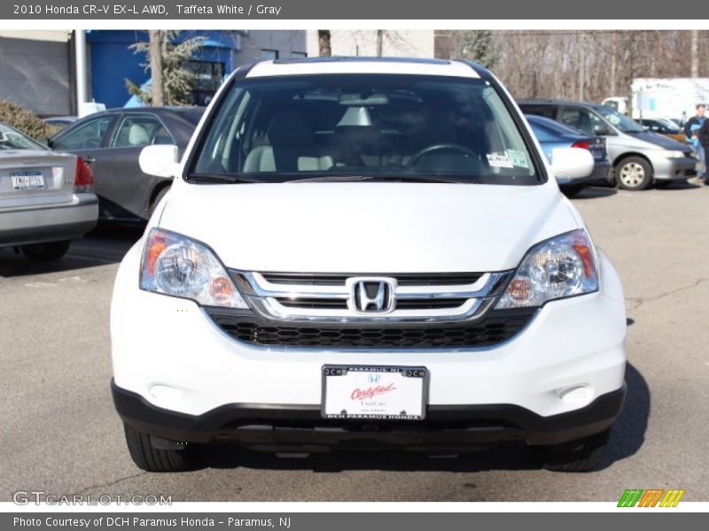 Taffeta White / Gray 2010 Honda CR-V EX-L AWD