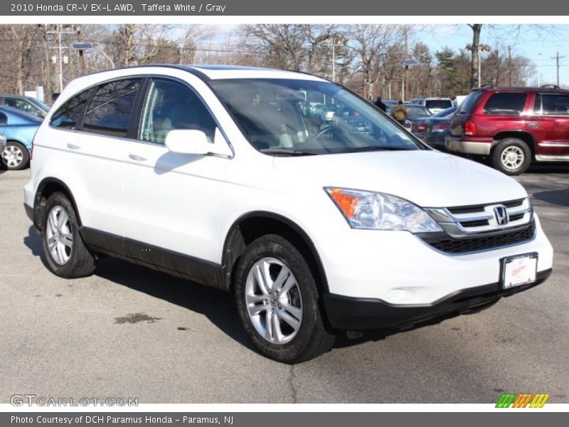 Taffeta White / Gray 2010 Honda CR-V EX-L AWD