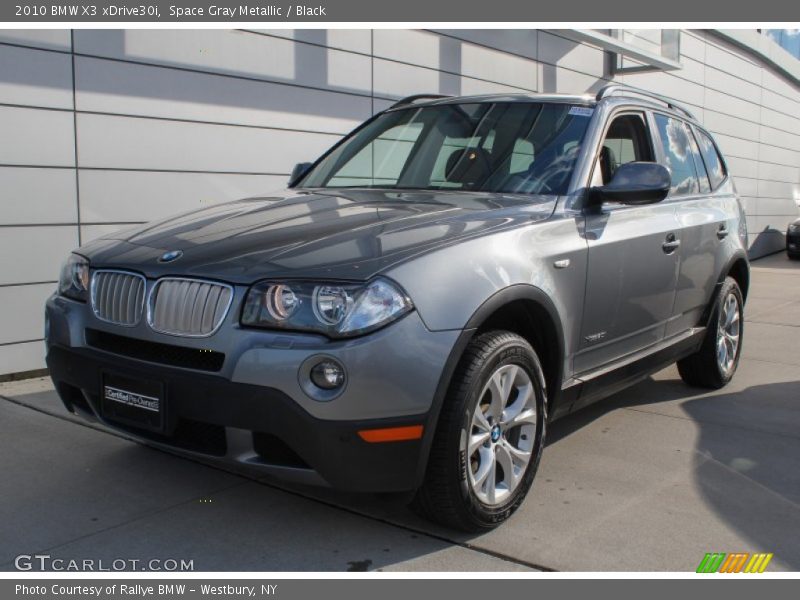 Space Gray Metallic / Black 2010 BMW X3 xDrive30i