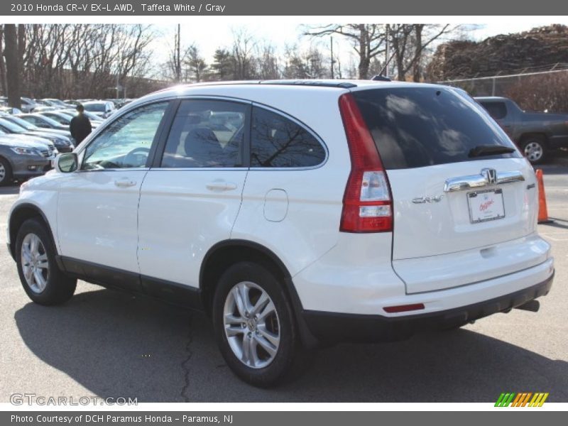 Taffeta White / Gray 2010 Honda CR-V EX-L AWD