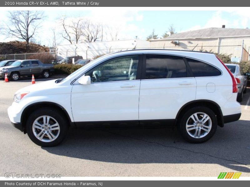Taffeta White / Gray 2010 Honda CR-V EX-L AWD