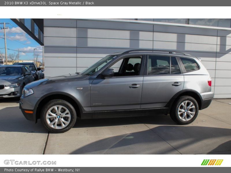 Space Gray Metallic / Black 2010 BMW X3 xDrive30i