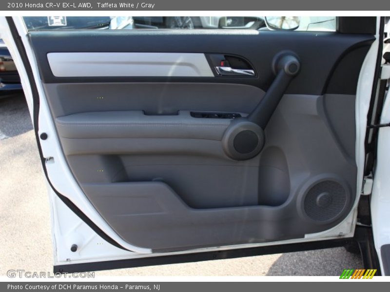 Taffeta White / Gray 2010 Honda CR-V EX-L AWD