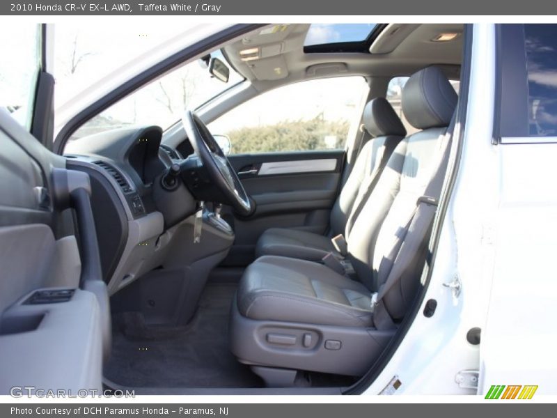 Taffeta White / Gray 2010 Honda CR-V EX-L AWD