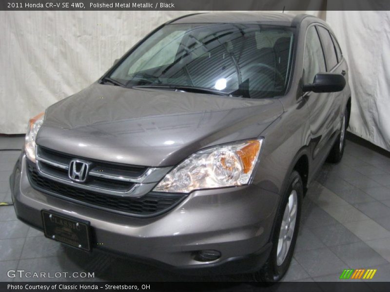 Polished Metal Metallic / Black 2011 Honda CR-V SE 4WD