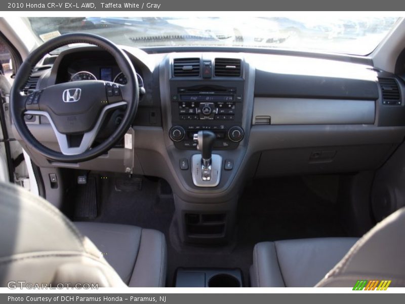 Taffeta White / Gray 2010 Honda CR-V EX-L AWD