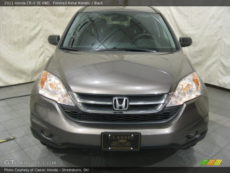 Polished Metal Metallic / Black 2011 Honda CR-V SE 4WD