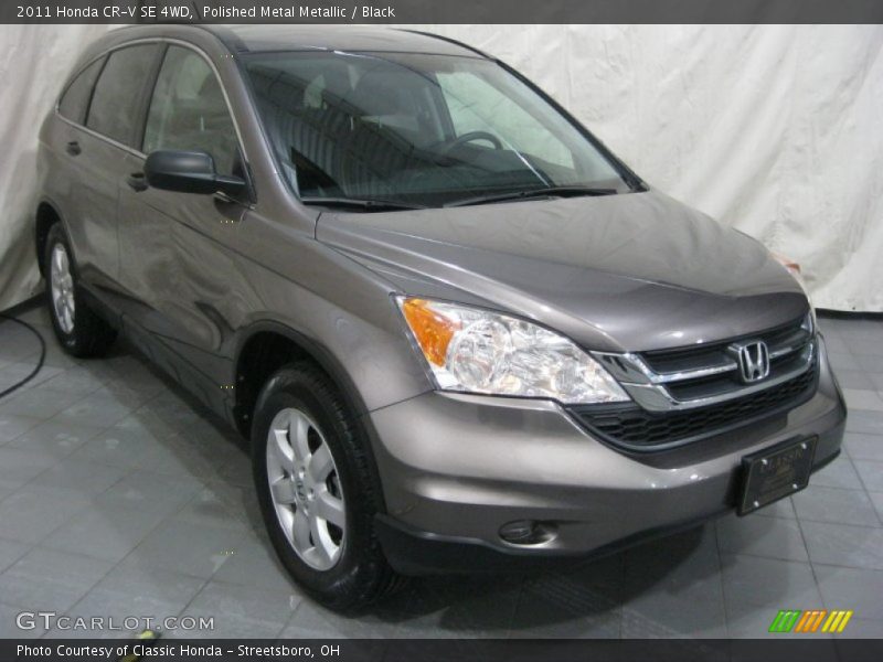 Polished Metal Metallic / Black 2011 Honda CR-V SE 4WD