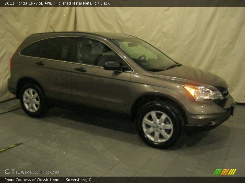 Polished Metal Metallic / Black 2011 Honda CR-V SE 4WD