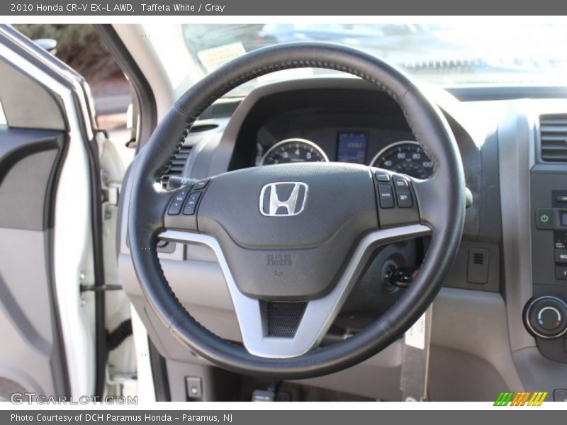 Taffeta White / Gray 2010 Honda CR-V EX-L AWD