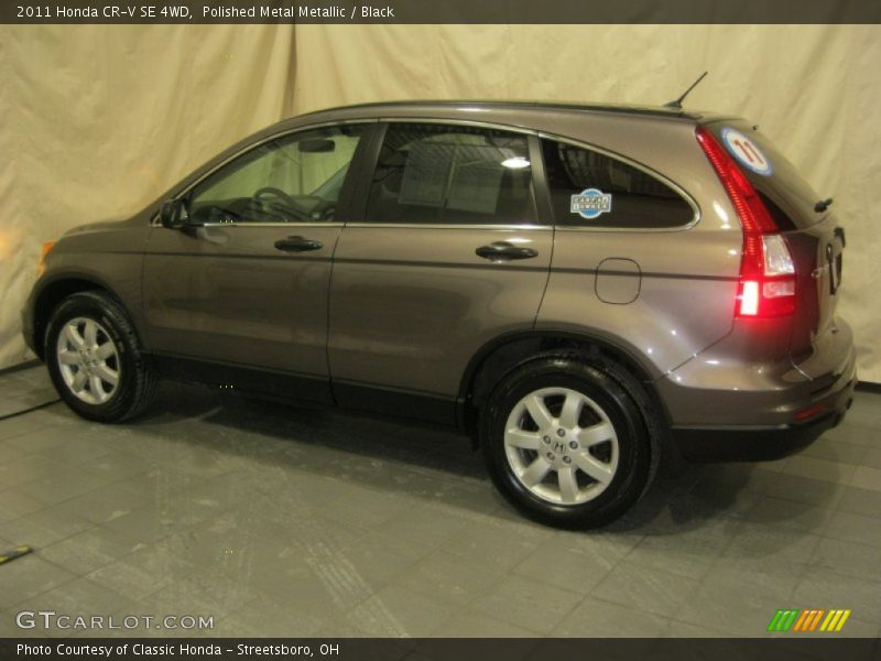 Polished Metal Metallic / Black 2011 Honda CR-V SE 4WD