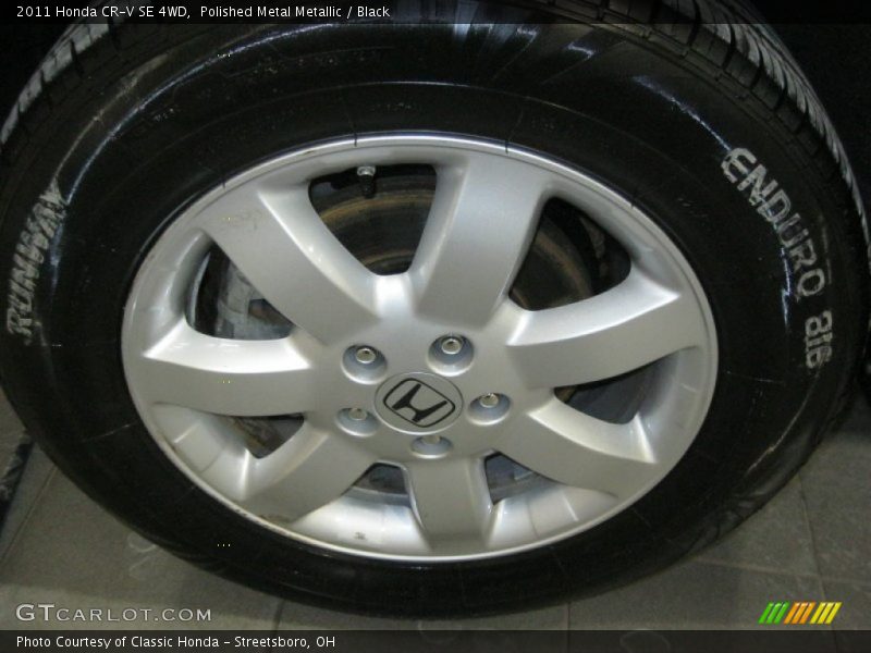 Polished Metal Metallic / Black 2011 Honda CR-V SE 4WD