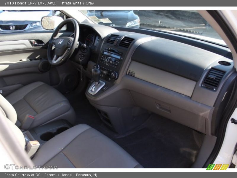Taffeta White / Gray 2010 Honda CR-V EX-L AWD