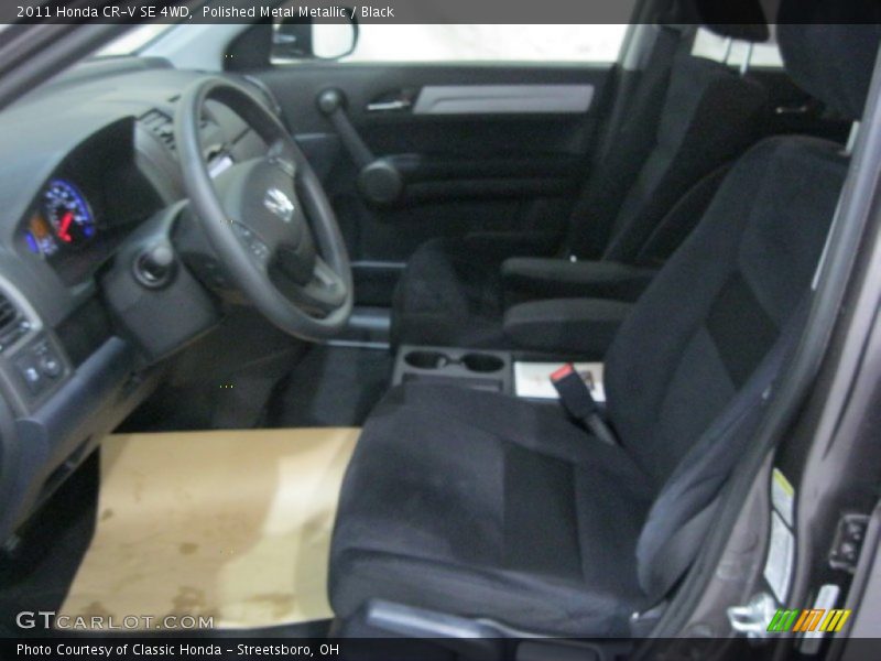 Polished Metal Metallic / Black 2011 Honda CR-V SE 4WD