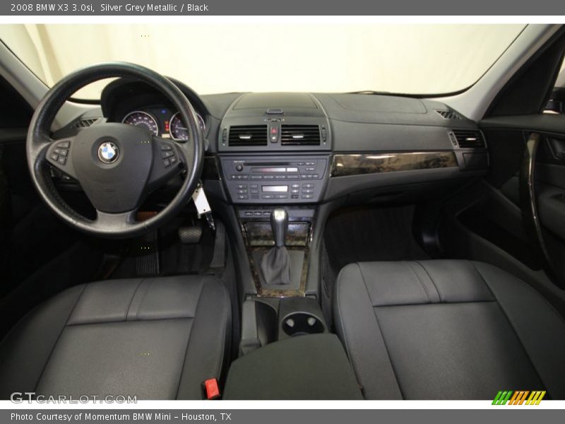 Silver Grey Metallic / Black 2008 BMW X3 3.0si