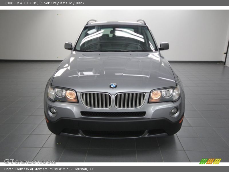 Silver Grey Metallic / Black 2008 BMW X3 3.0si