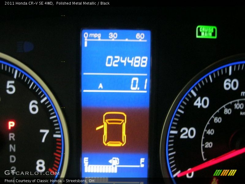Polished Metal Metallic / Black 2011 Honda CR-V SE 4WD
