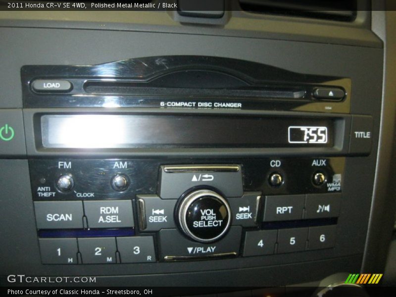 Polished Metal Metallic / Black 2011 Honda CR-V SE 4WD