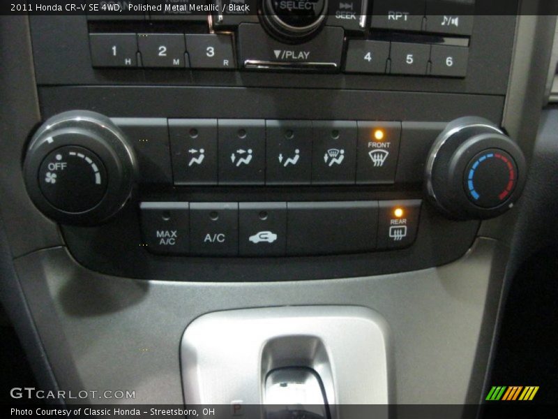 Polished Metal Metallic / Black 2011 Honda CR-V SE 4WD
