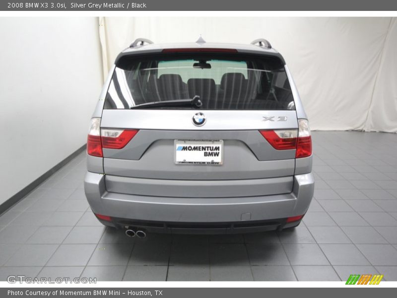Silver Grey Metallic / Black 2008 BMW X3 3.0si