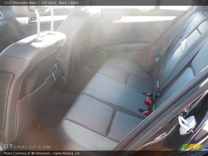 Black / Black 2013 Mercedes-Benz C 250 Sport