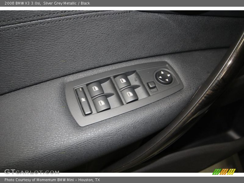 Silver Grey Metallic / Black 2008 BMW X3 3.0si