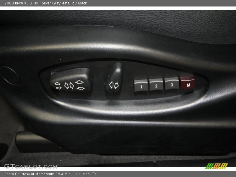 Silver Grey Metallic / Black 2008 BMW X3 3.0si