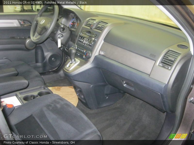 Polished Metal Metallic / Black 2011 Honda CR-V SE 4WD