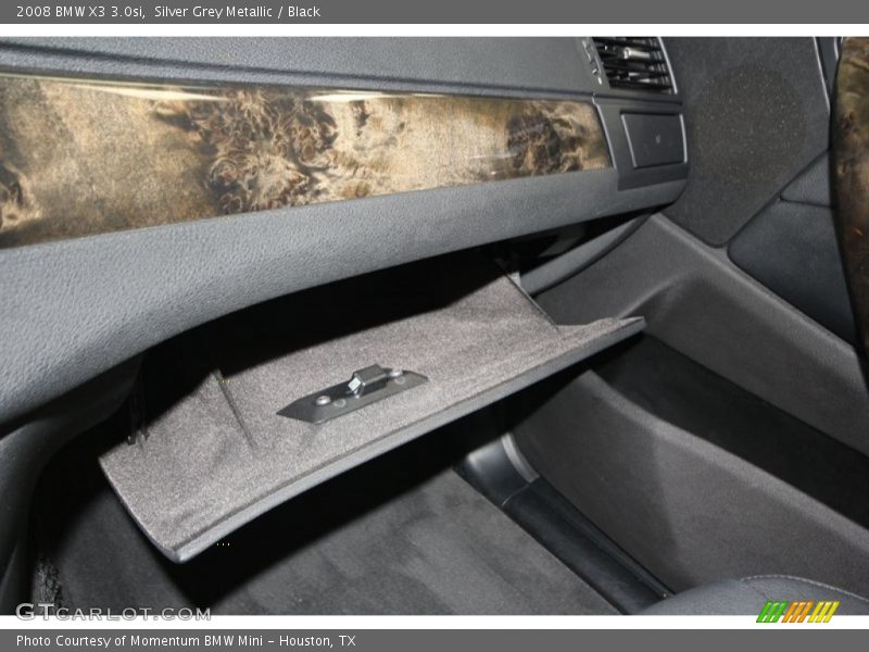 Silver Grey Metallic / Black 2008 BMW X3 3.0si