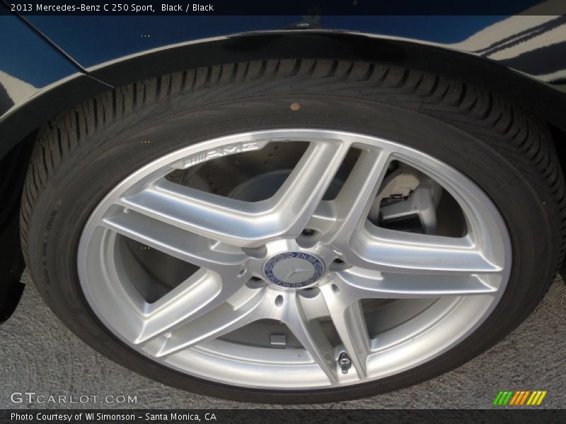 Black / Black 2013 Mercedes-Benz C 250 Sport